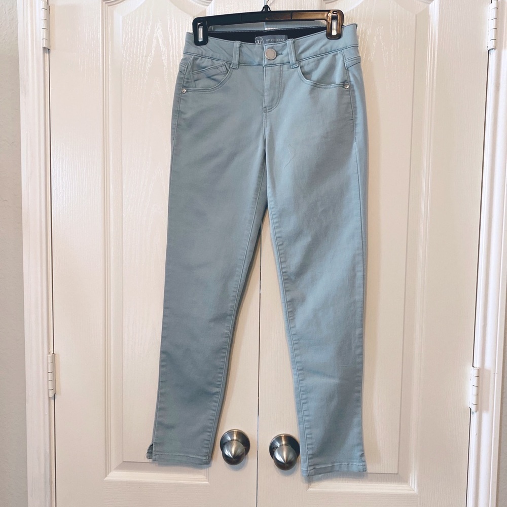 Wit & Wisdom Ab Solutions Ankle pants Size 0 Color Dusty Slate